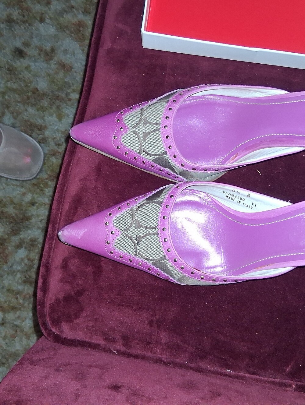Coach Elda Y2k Kitten Heels 2003 or 2004 - Picture 10 of 12